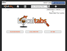 Tablet Screenshot of localtabs.com